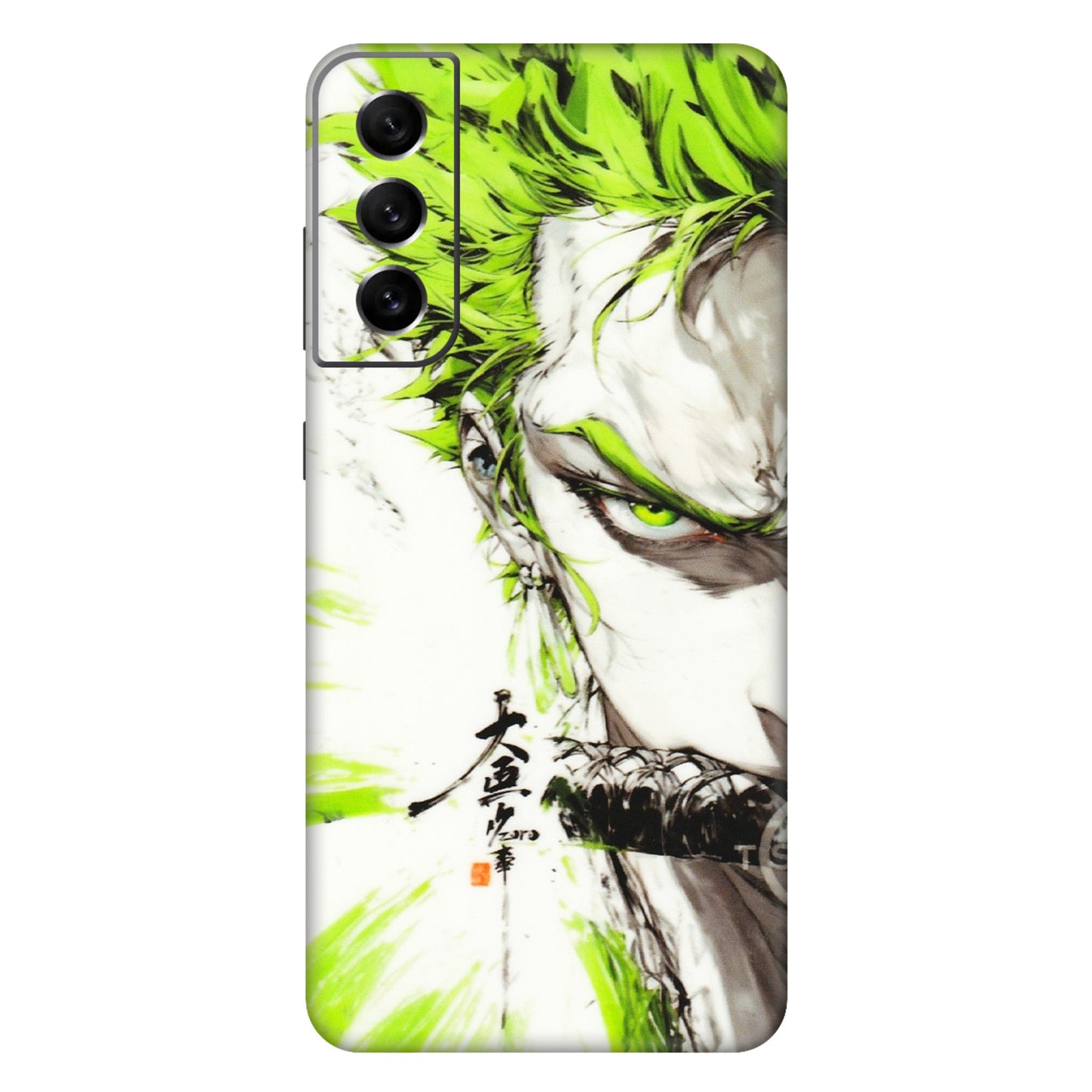 Samsung A/S Series Phone Skins (All Models) - Roro Taku Anime - Transparent Finish (T-18) Samsung Galaxy S21 FE 5G
