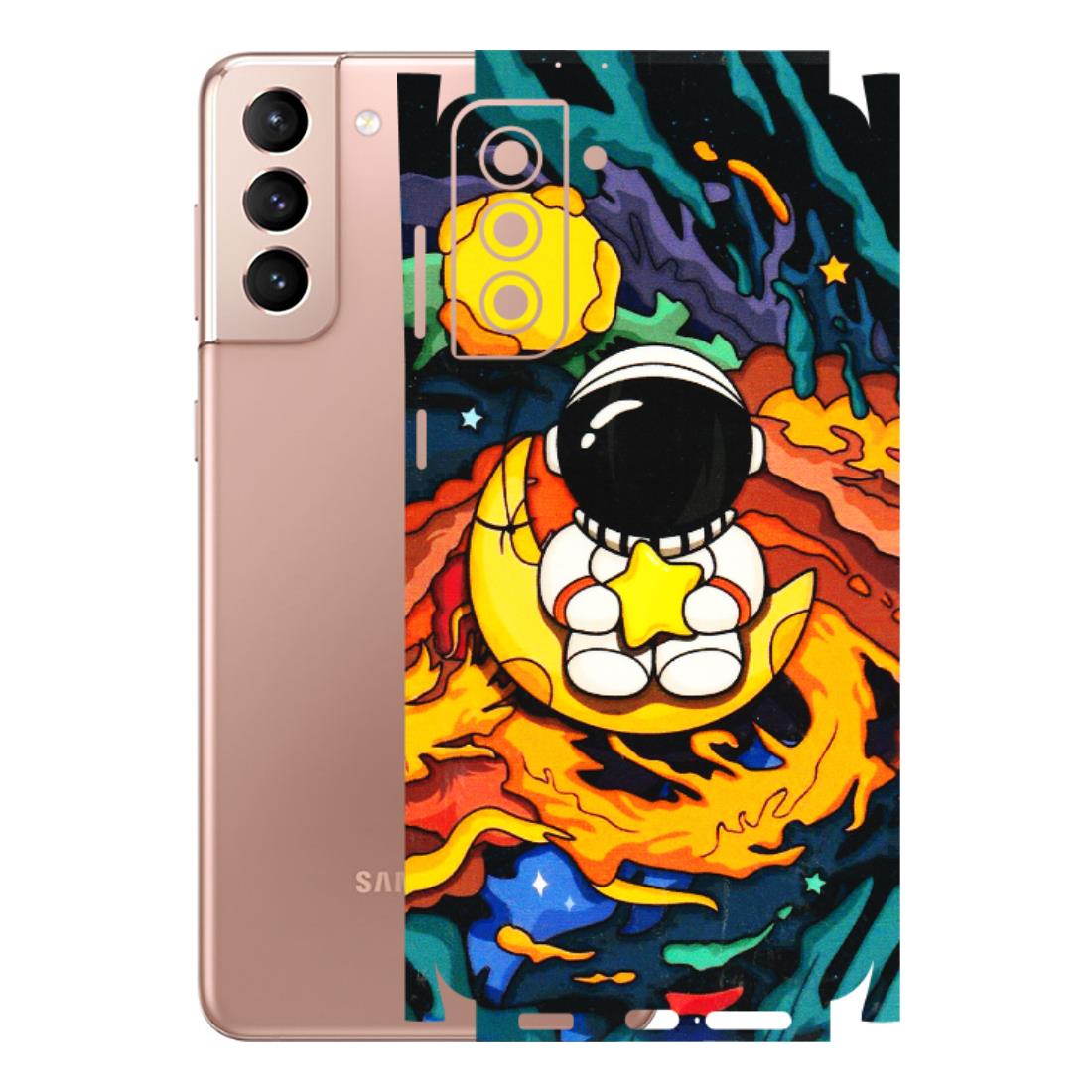Samsung A/S Series Phone Skins (All Models) - Baby Astronaut - 3D Embossed Finish (L-197) Samsung Galaxy S21 Plus 5G