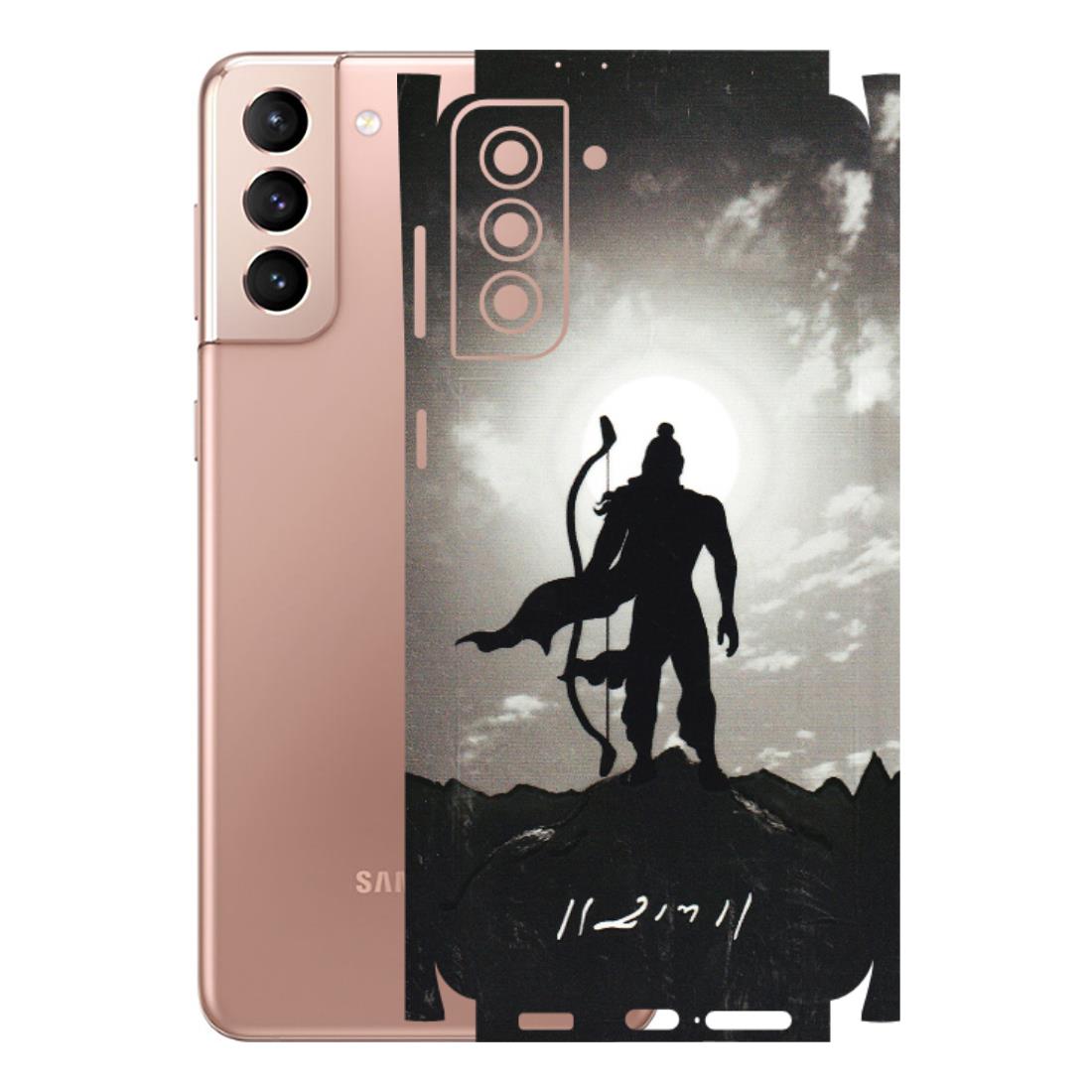 Samsung A/S Series Phone Skins (All Models) - Jai Siya Ram - 3D Embossed Finish (L-200) Samsung Galaxy S21 Plus 5G