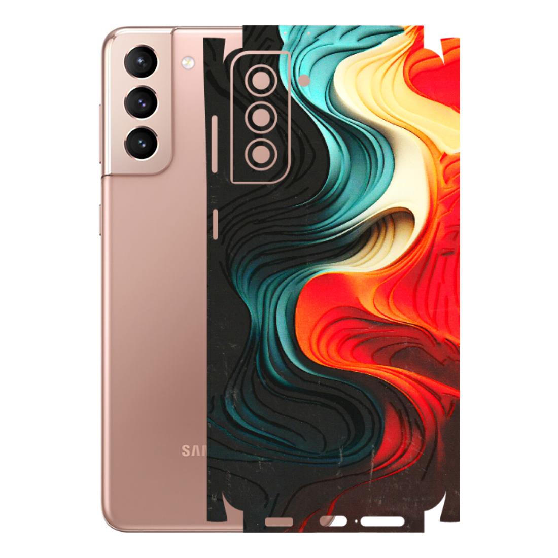 Samsung A/S Series Phone Skins (All Models) - The Silky Swirl - 3D Embossed Finish (L-240) Samsung Galaxy S21 Plus 5G
