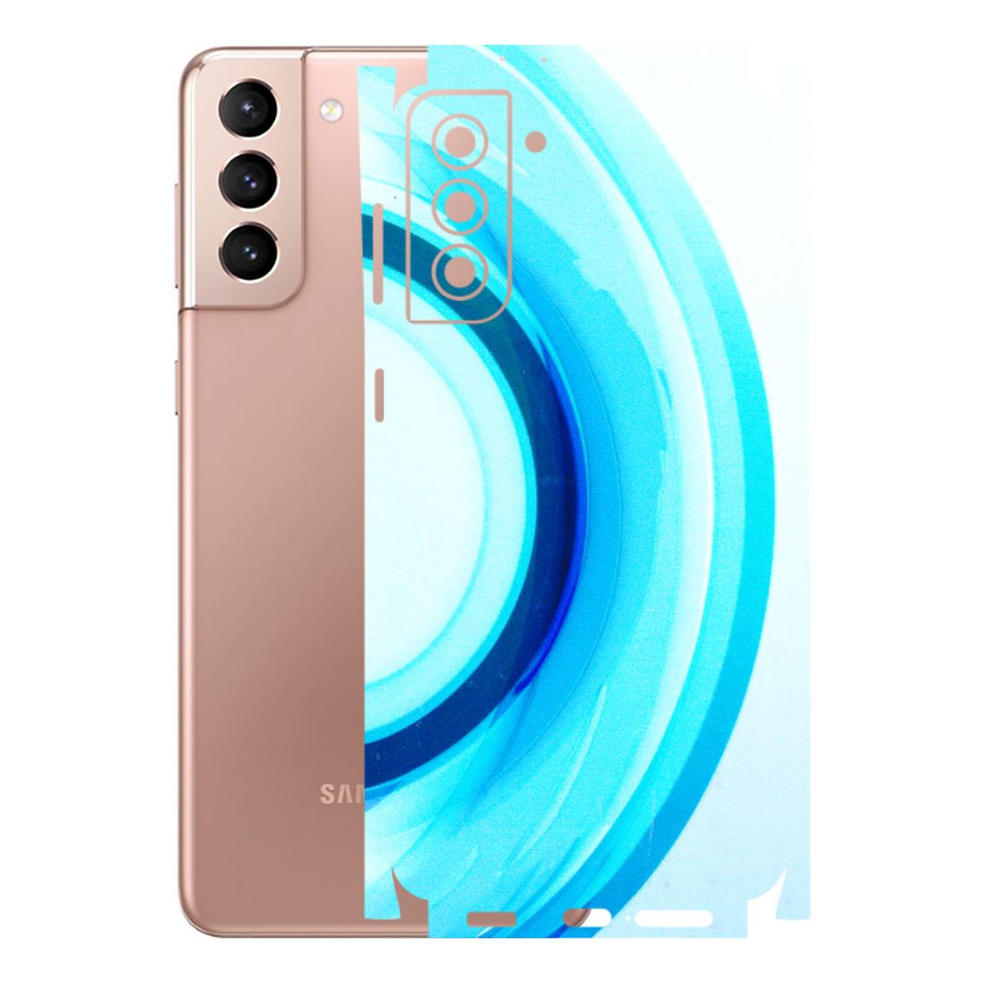 Samsung A/S Series Phone Skins (All Models) - The Blue Curve - 3D Embossed Finish (L-244) Samsung Galaxy S21 Plus 5G
