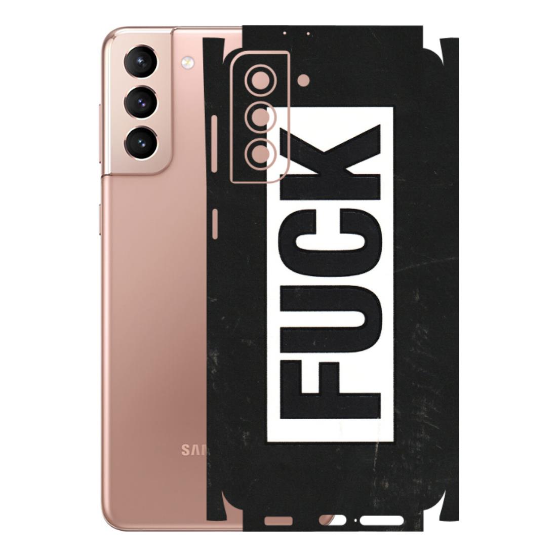 Samsung A/S Series Phone Skins (All Models) - The F Word - 3D Embossed Finish (L-255) Samsung Galaxy S21 Plus 5G