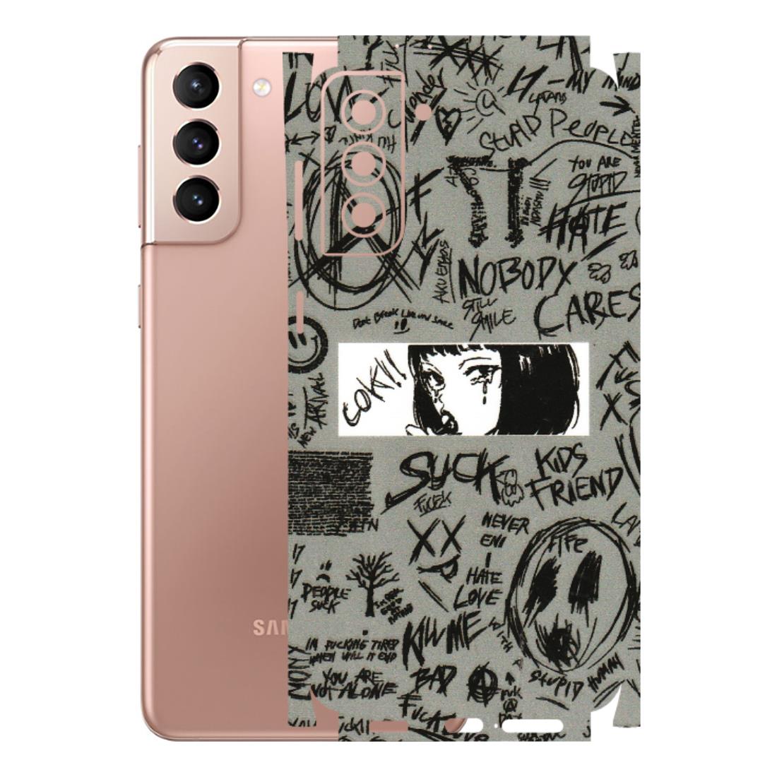 Samsung A/S Series Phone Skins (All Models) - Never Have Love Anime - 3D Embossed Finish (L-260) Samsung Galaxy S21 Plus 5G