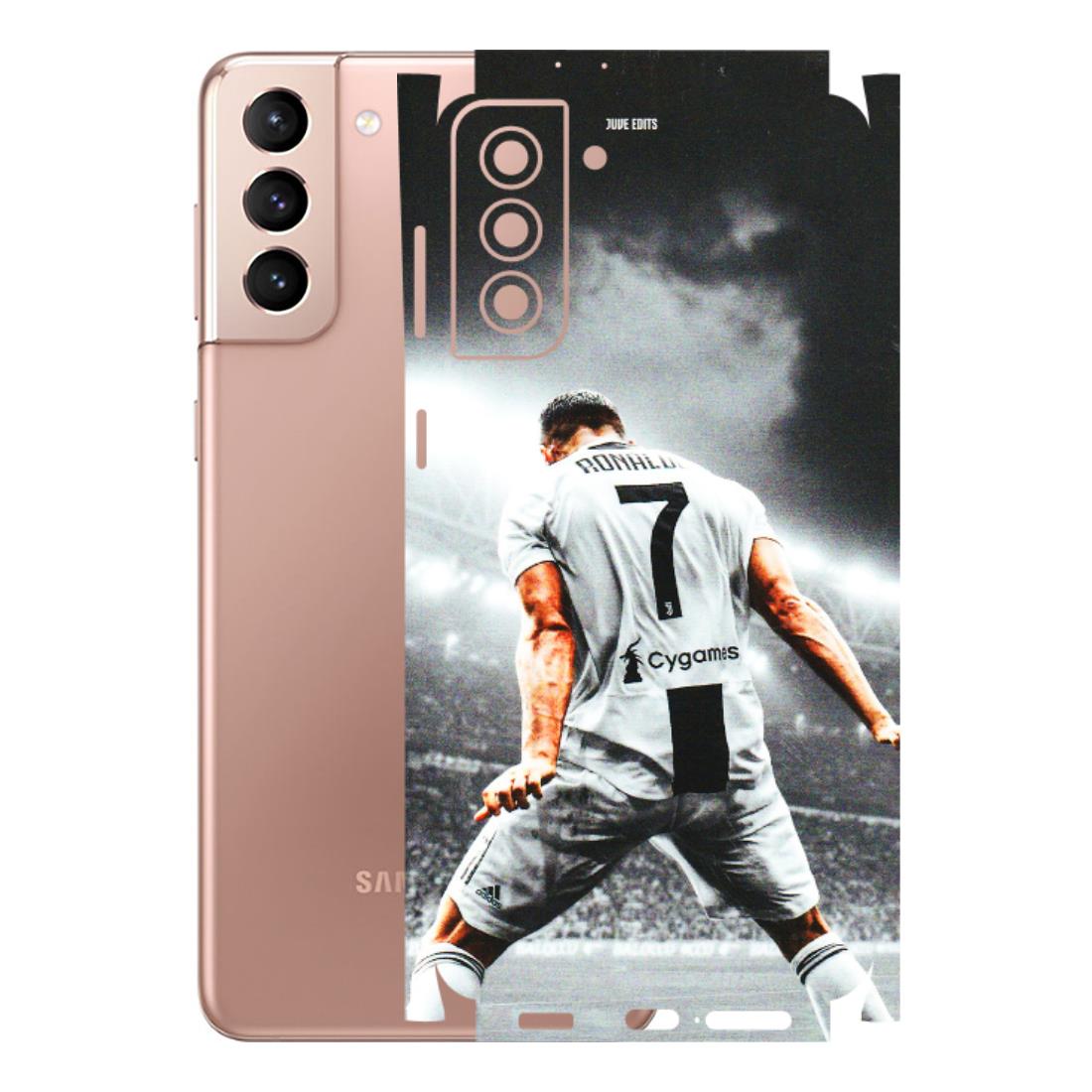 Samsung A/S Series Phone Skins (All Models) - Ronaldo CR7 Crazy - 3D Embossed Finish (L-44) Samsung Galaxy S21 Plus 5G