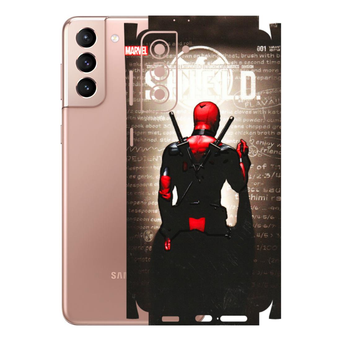 Samsung A/S Series Phone Skins (All Models) - Deadpool - 3D Embossed Finish (L-56) Samsung Galaxy S21 Plus 5G