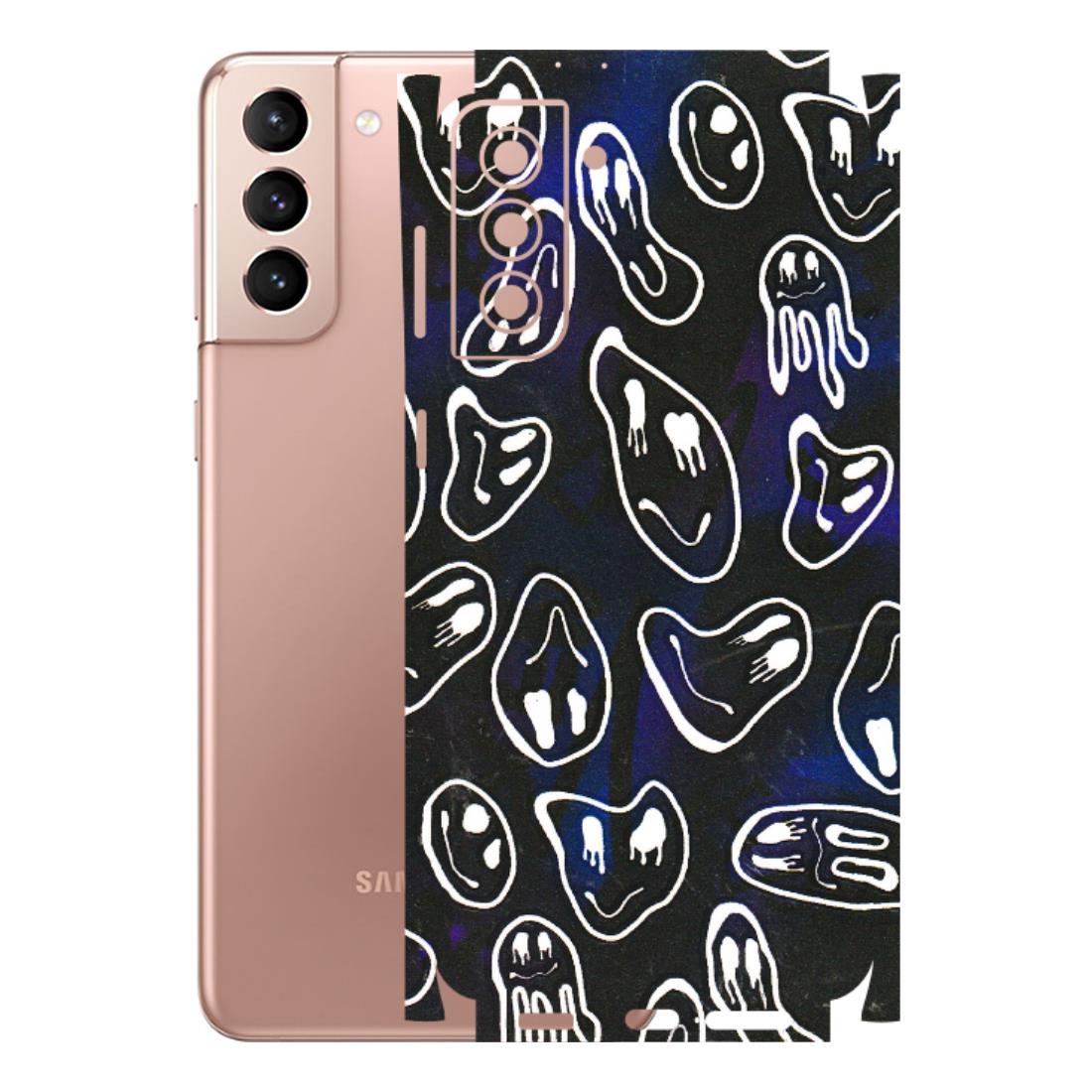 Samsung A/S Series Phone Skins (All Models) - Distorted Smileys - 3D Embossed Finish (L-92) Samsung Galaxy S21 Plus 5G