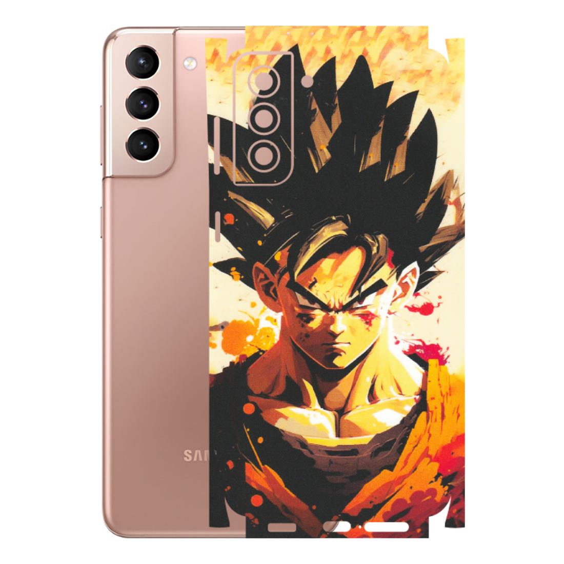 Samsung A/S Series Phone Skins (All Models) - Angry Goku - Matte Finish (M-12) Samsung Galaxy S21 Plus 5G