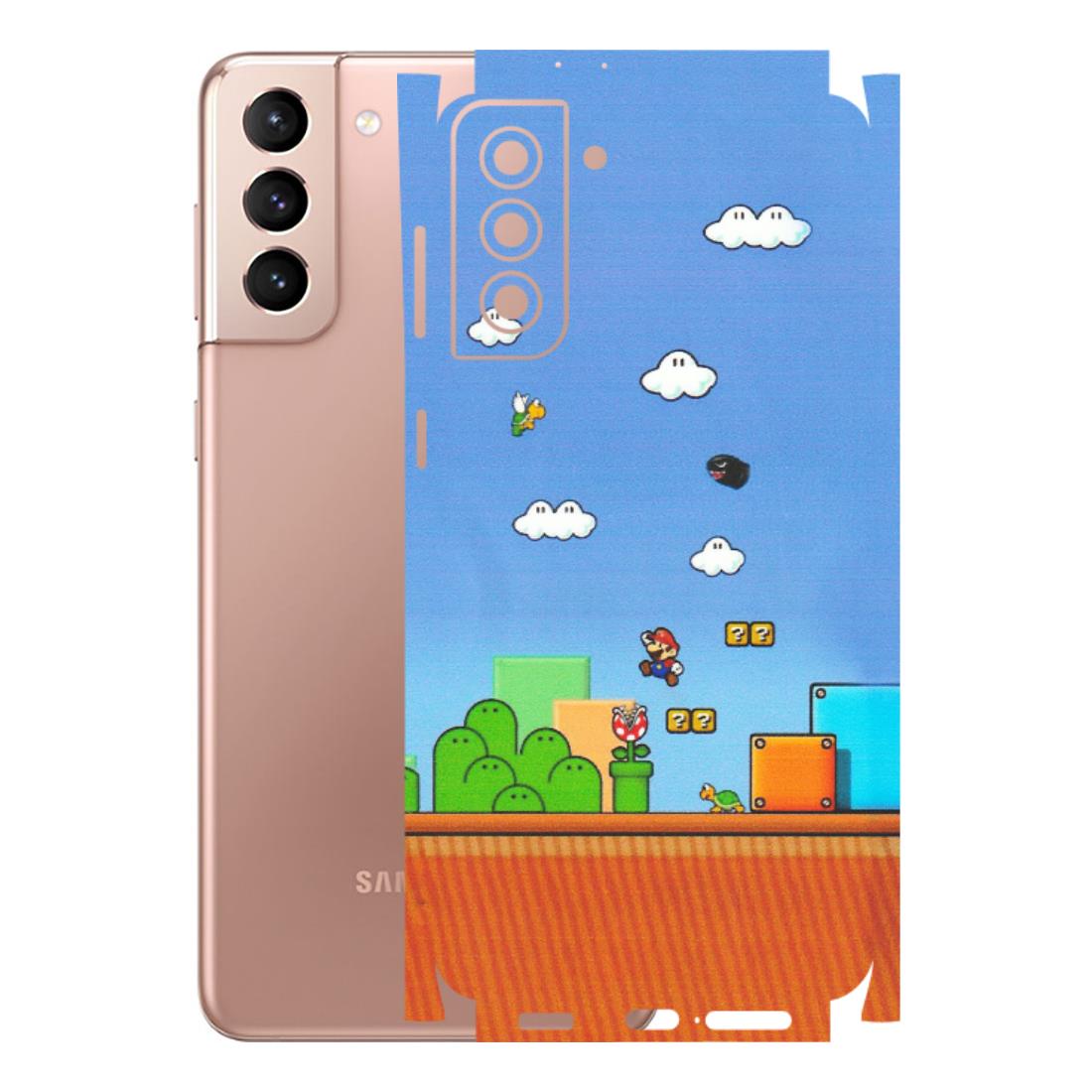 Samsung A/S Series Phone Skins (All Models) - Mario Game Scene - Matte Finish (M-24) Samsung Galaxy S21 Plus 5G