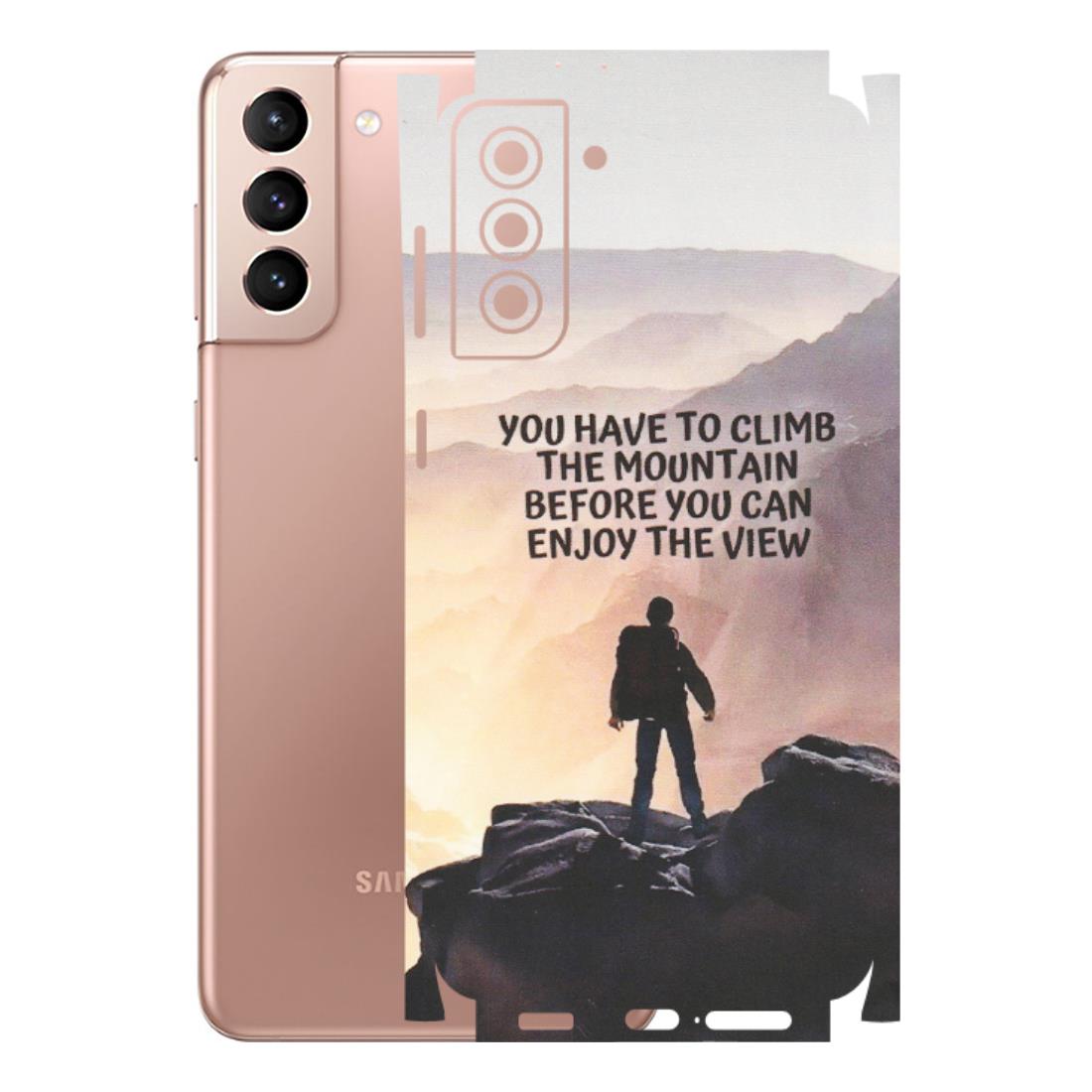 Samsung A/S Series Phone Skins (All Models) - Motivational Hiking Mountain - Matte Finish (M-28) Samsung Galaxy S21 Plus 5G