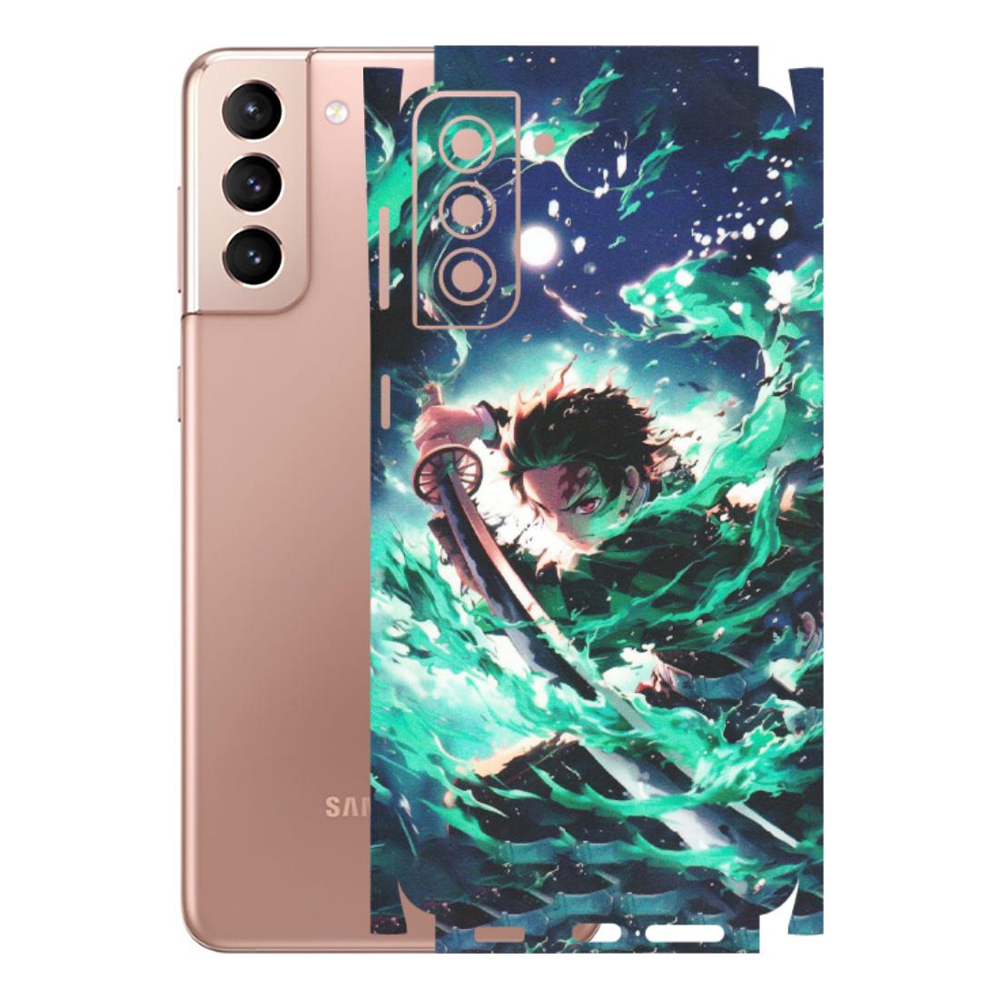 Samsung A/S Series Phone Skins (All Models) - Sword Fighter Anime - Matte Finish (M-29) Samsung Galaxy S21 Plus 5G