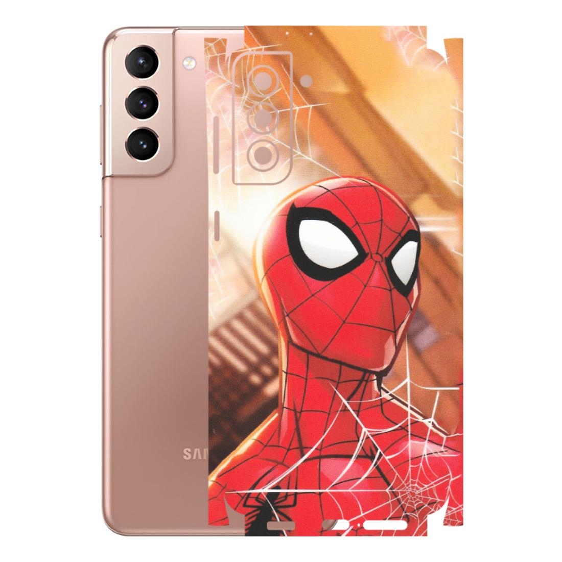 Samsung A/S Series Phone Skins (All Models) - Spiderman Face New - Matte Finish (M-41) Samsung Galaxy S21 Plus 5G