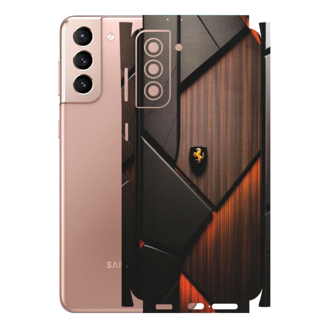 Samsung A/S Series Phone Skins (All Models) - Lambo Beauty Wood Pattern Sober - Matte Finish (M-51) Samsung Galaxy S21 Plus 5G