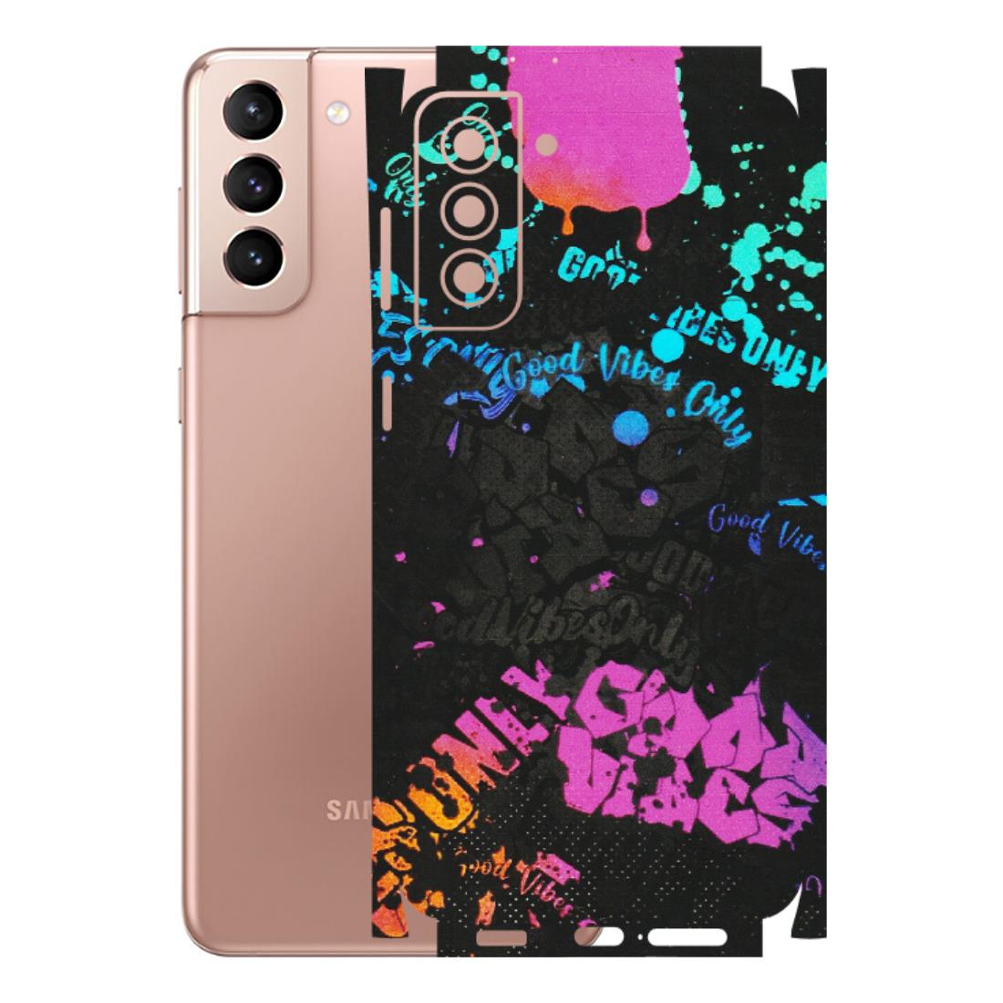 Samsung A/S Series Phone Skins (All Models) - Majestic Black Vibes - Matte Finish (M-62) Samsung Galaxy S21 Plus 5G