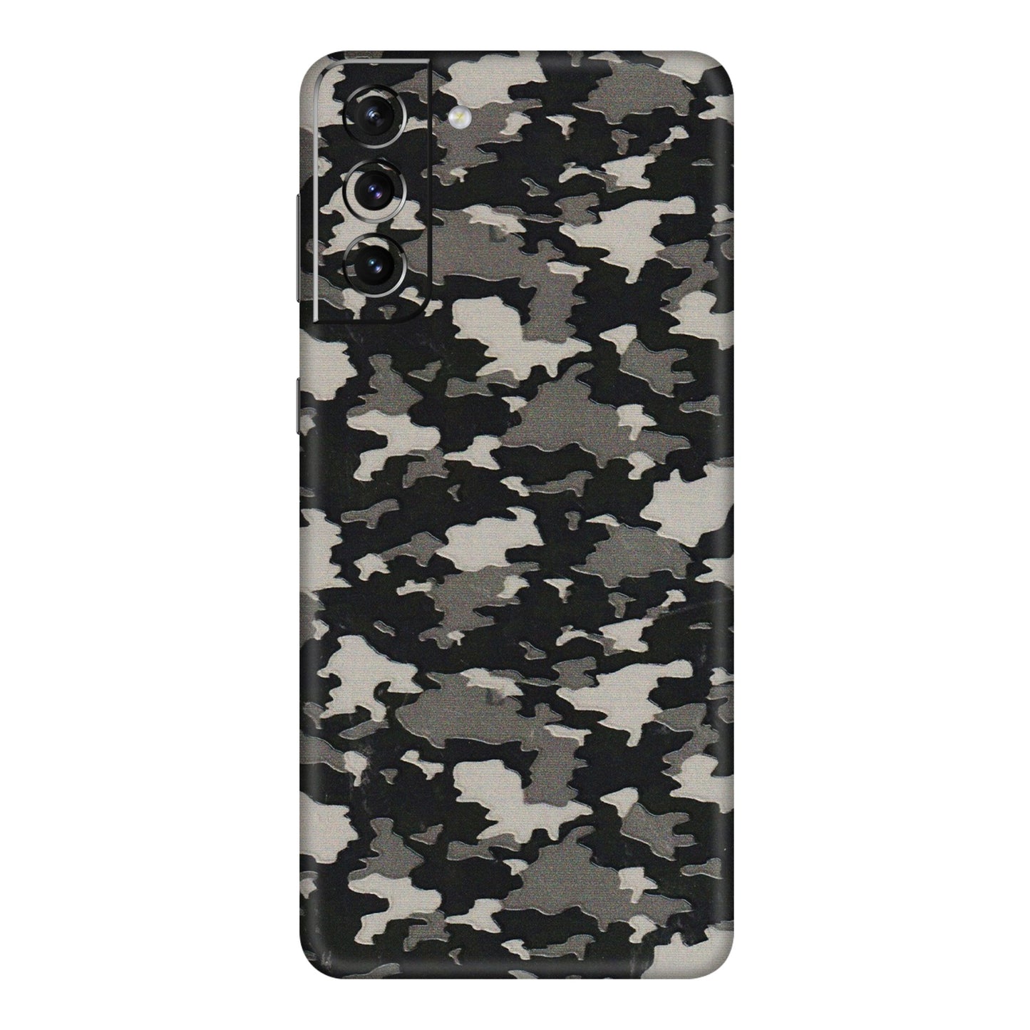 Samsung A/S Series Phone Skins (All Models) - Black/Grey Camoflaunge - 3D Embossed Finish (L-142) Samsung Galaxy S21 Plus 5G
