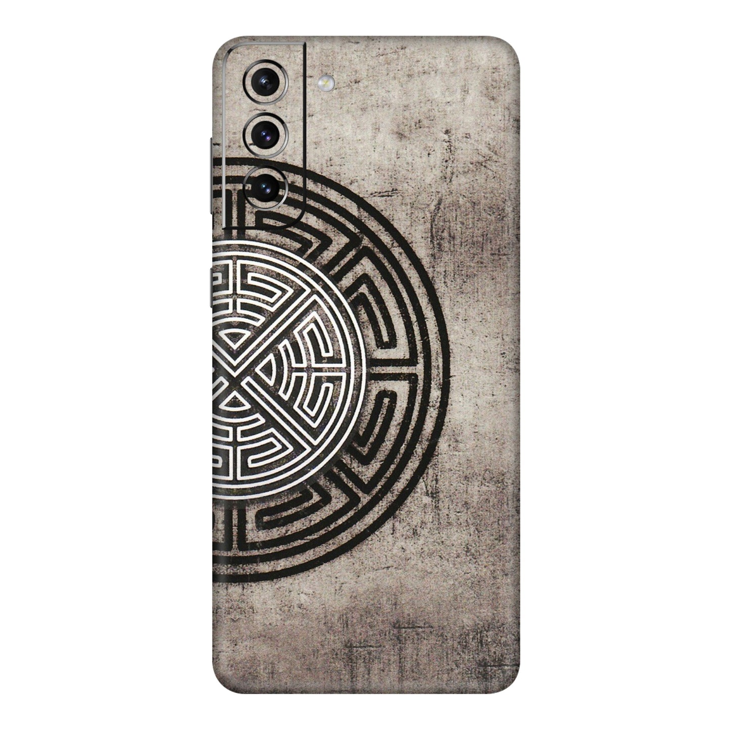 Samsung A/S Series Phone Skins (All Models) - Mysterious Circular Design - 3D Embossed Finish (L-63) Samsung Galaxy S21 Plus 5G