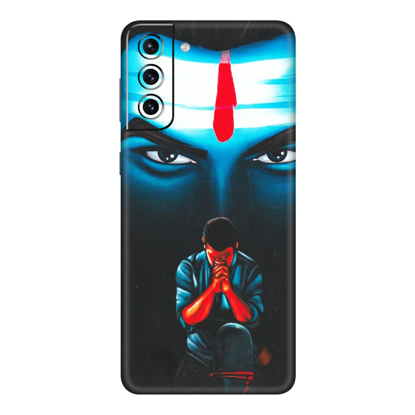 Samsung A/S Series Phone Skins (All Models) - Mahakal Bhakt - Matte Finish (M-112) Samsung Galaxy S21 Plus 5G
