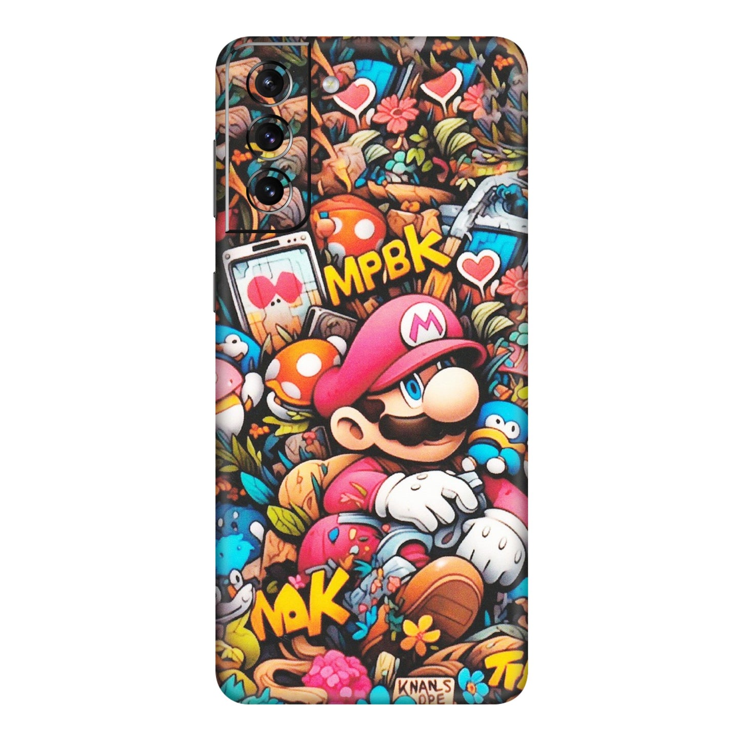 Samsung A/S Series Phone Skins (All Models) - Super Mario Bros Artistic - Matte Finish (M-173) Samsung Galaxy S21 Plus 5G