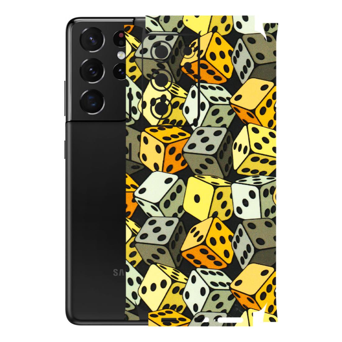 Samsung A/S Series Phone Skins (All Models) - Dices Of Life - 3D Embossed Finish (L-04) Samsung Galaxy S21 Ultra 5G