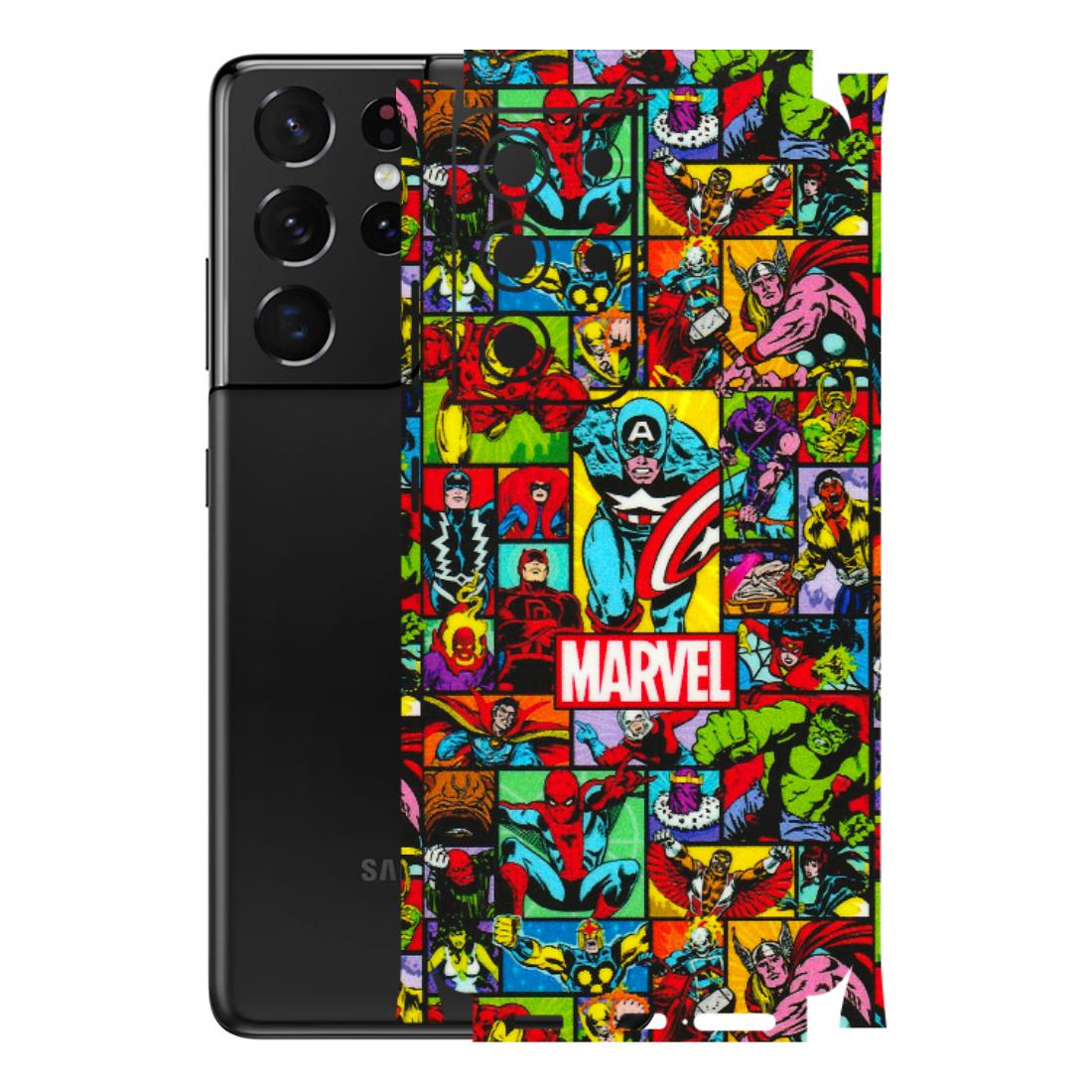 Samsung A/S Series Phone Skins (All Models) - MARVELOUS Comic Characters - 3D Embossed Finish (L-129) Samsung Galaxy S21 Ultra 5G