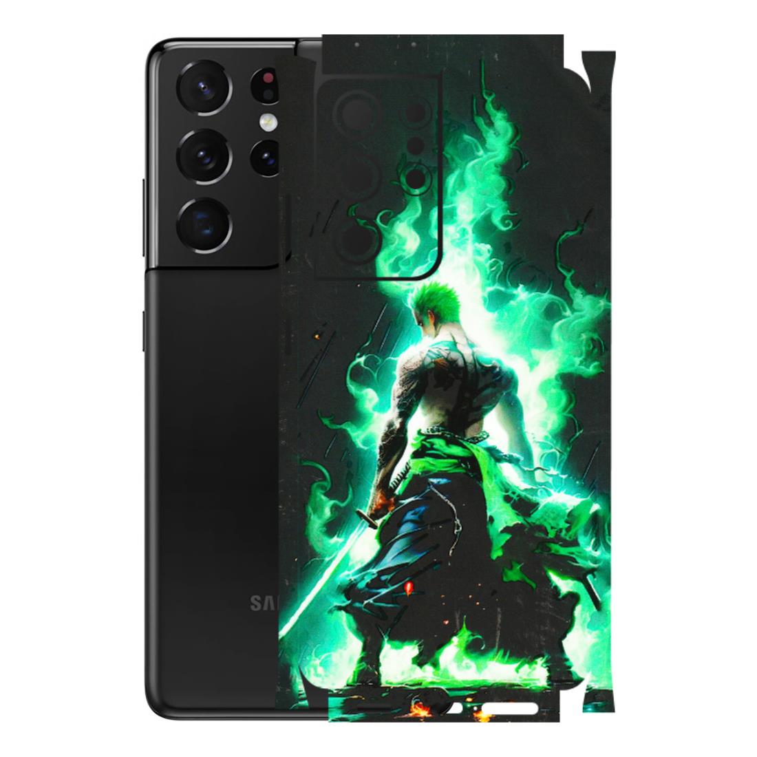 Samsung A/S Series Phone Skins (All Models) - Zoro Sword - 3D Embossed Finish (L-241) Samsung Galaxy S21 Ultra 5G