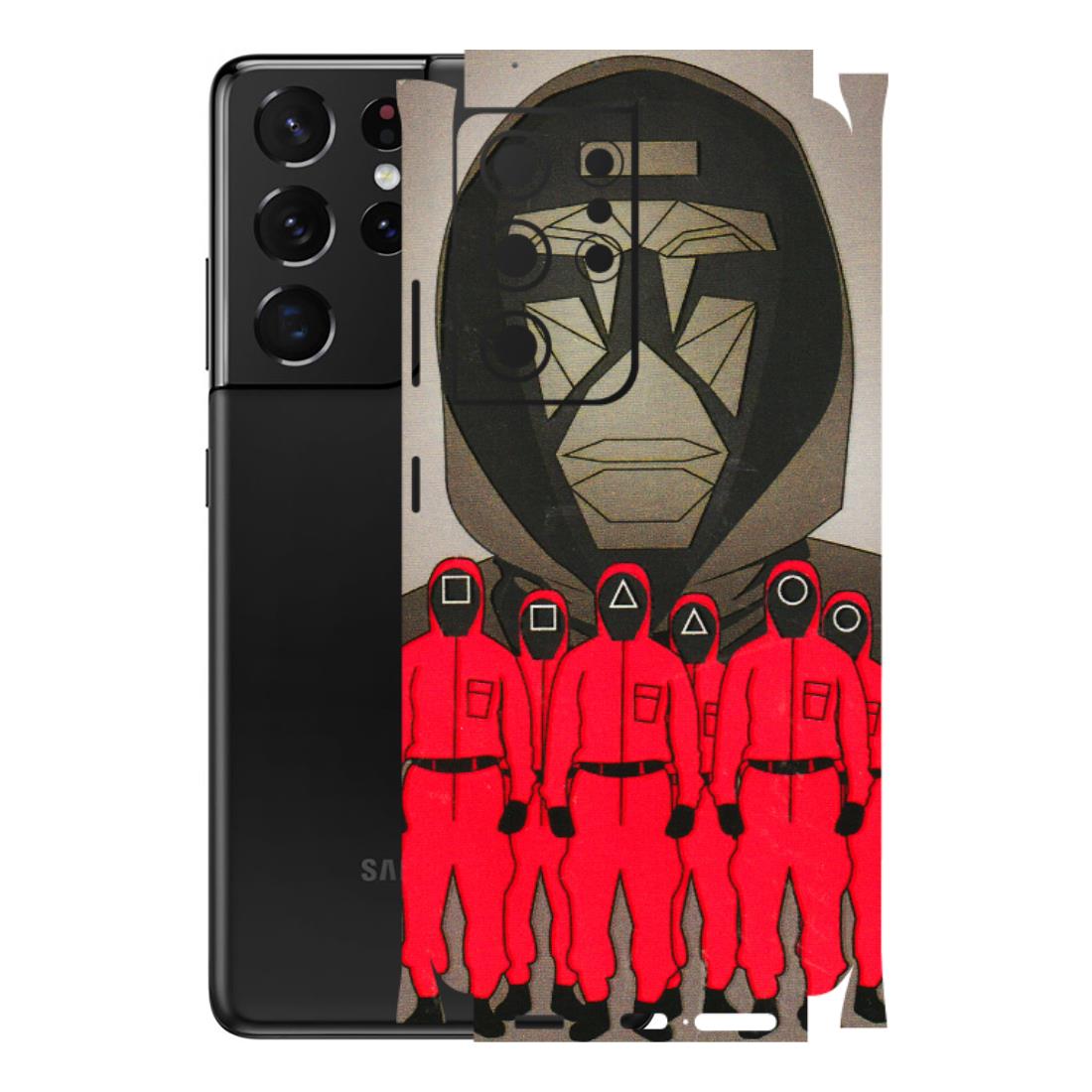 Samsung A/S Series Phone Skins (All Models) - Squid Game Hero - 3D Embossed Finish (L-245) Samsung Galaxy S21 Ultra 5G