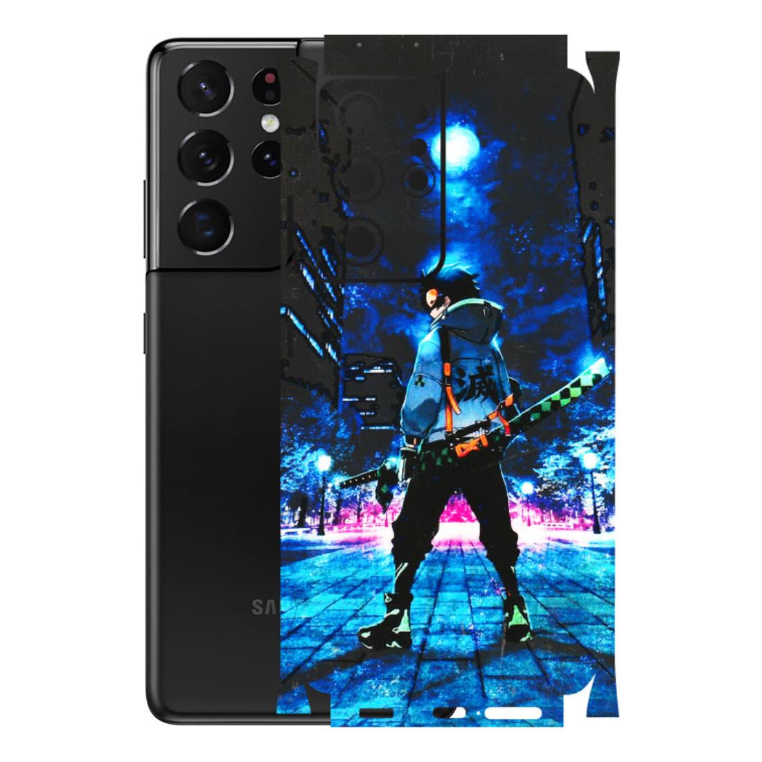 Samsung A/S Series Phone Skins (All Models) - Demon Slayer Sword - 3D Embossed Finish (L-247) Samsung Galaxy S21 Ultra 5G