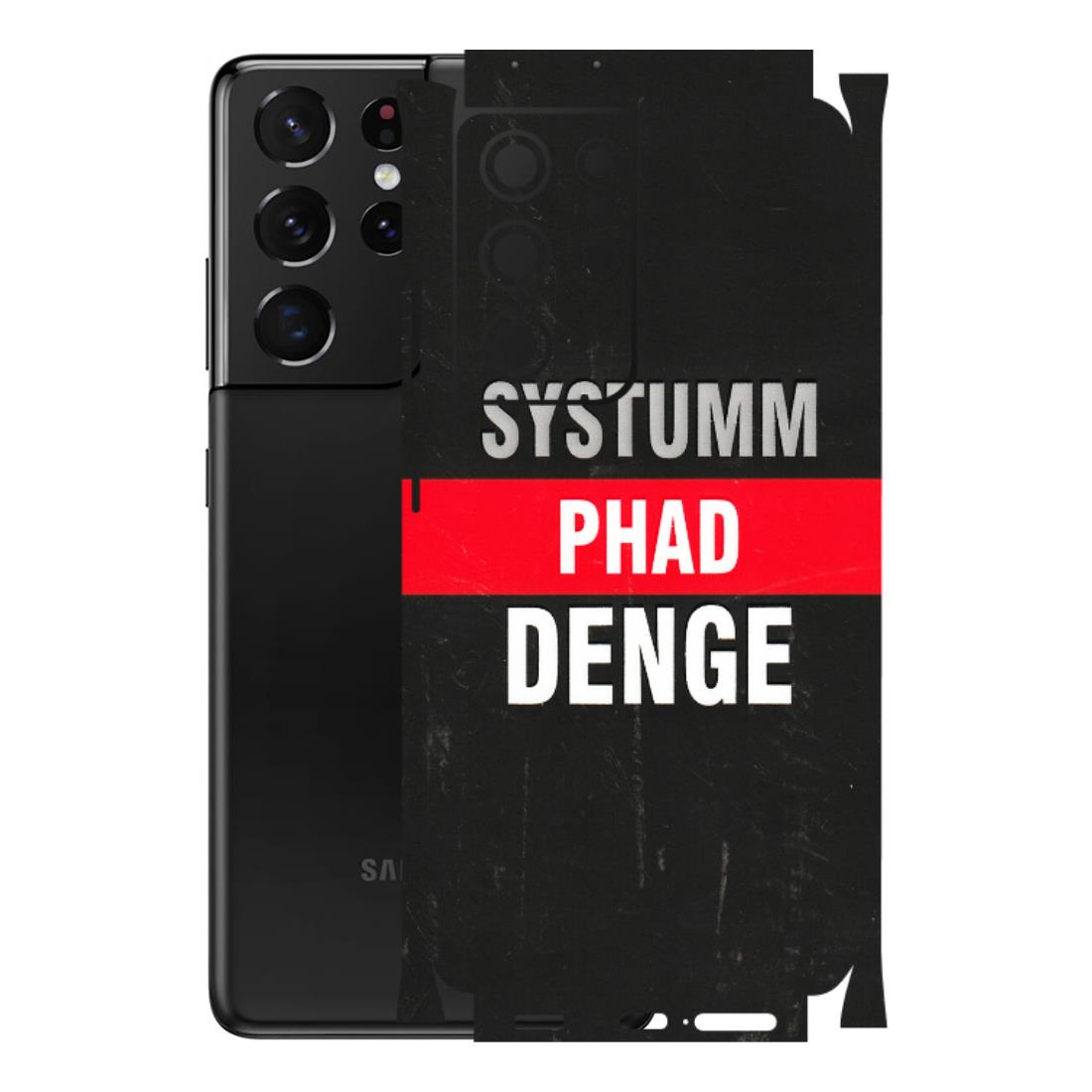 Samsung A/S Series Phone Skins (All Models) - Systumm Phad Denge - 3D Embossed Finish (L-278) Samsung Galaxy S21 Ultra 5G