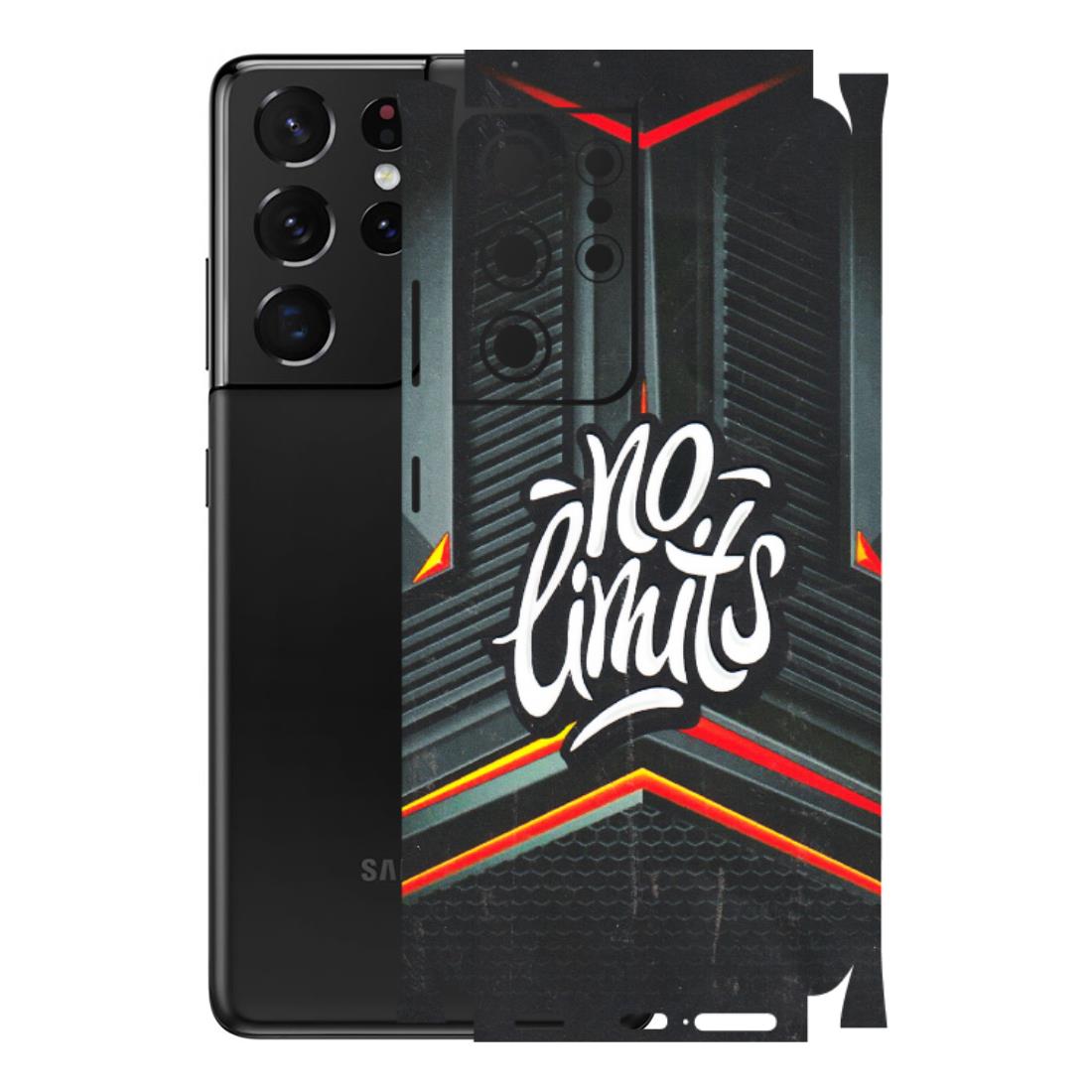 Samsung A/S Series Phone Skins (All Models) - No Limits - 3D Embossed Finish (L-286) Samsung Galaxy S21 Ultra 5G