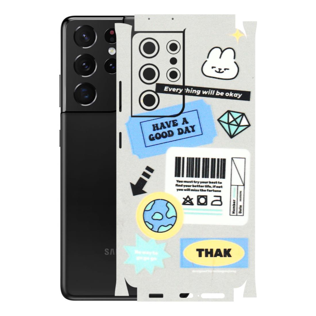Samsung A/S Series Phone Skins (All Models) - Will Be Okay Design - 3D Embossed Finish (L-316) Samsung Galaxy S21 Ultra 5G