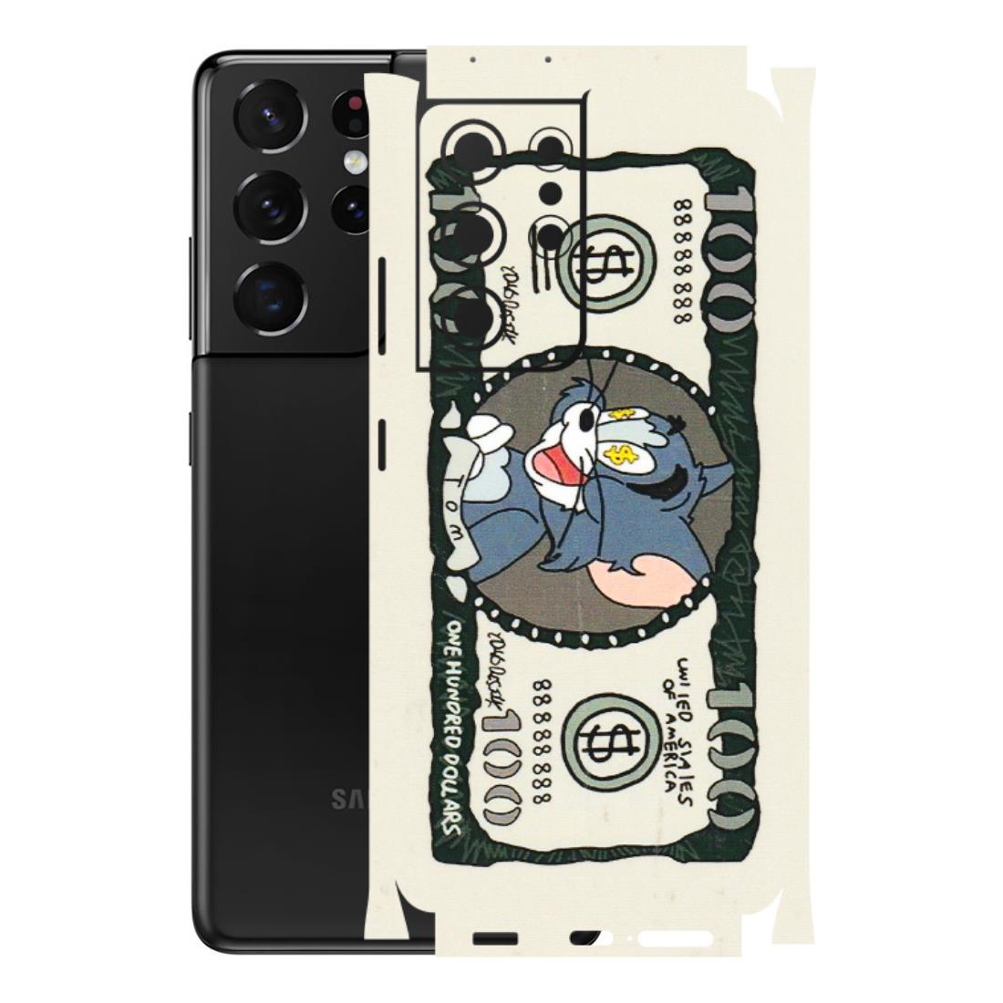 Samsung A/S Series Phone Skins (All Models) - Tom Hundred Dollar - 3D Embossed Finish (L-324) Samsung Galaxy S21 Ultra 5G