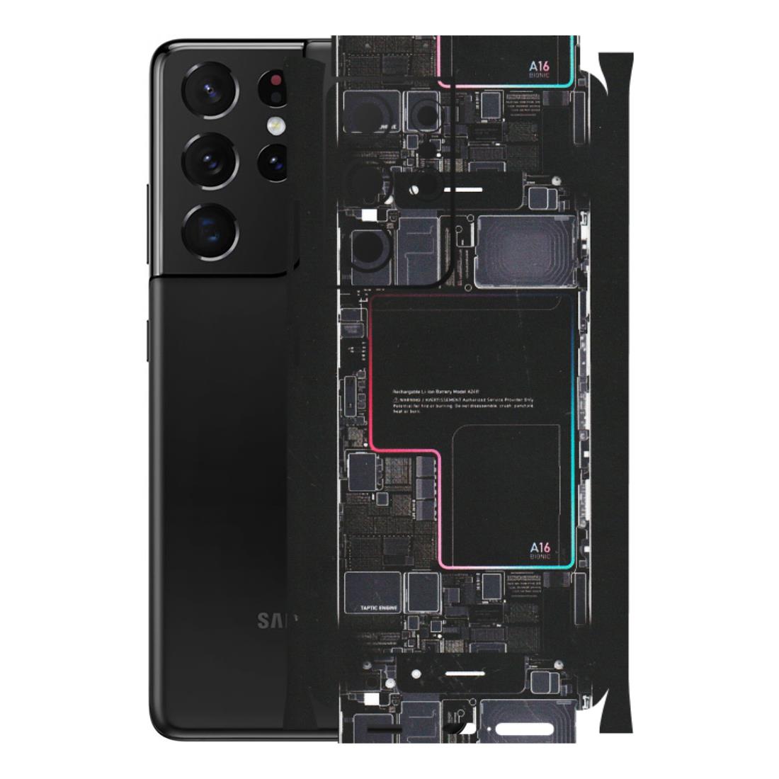 Samsung A/S Series Phone Skins (All Models) - Motherboard Circuit Layout - Matte Finish (M-117) Samsung Galaxy S21 Ultra 5G