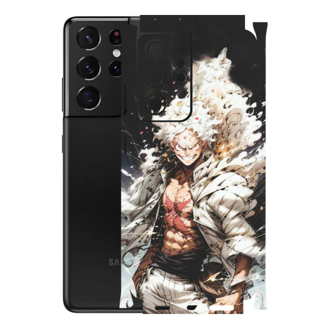 Samsung A/S Series Phone Skins (All Models) - Anime Angry Classy Character - Matte Finish (M-34) Samsung Galaxy S21 Ultra 5G