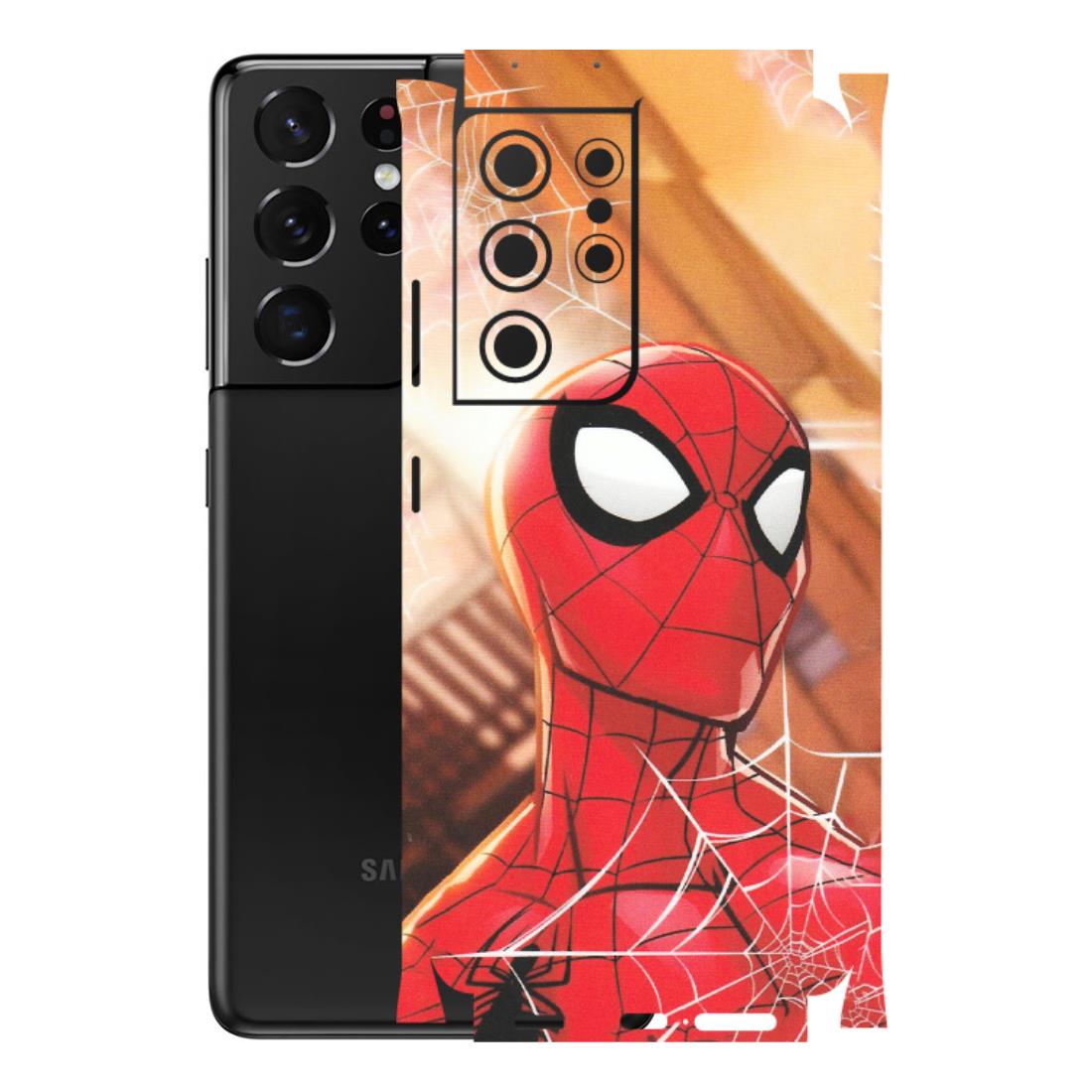 Samsung A/S Series Phone Skins (All Models) - Spiderman Face New - Matte Finish (M-41) Samsung Galaxy S21 Ultra 5G
