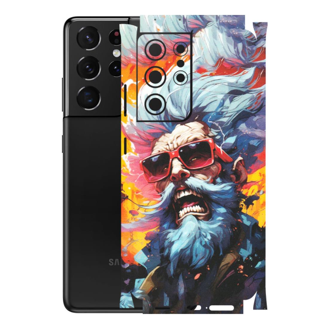 Samsung A/S Series Phone Skins (All Models) - Daddy Cool Character - Matte Finish (M-43) Samsung Galaxy S21 Ultra 5G
