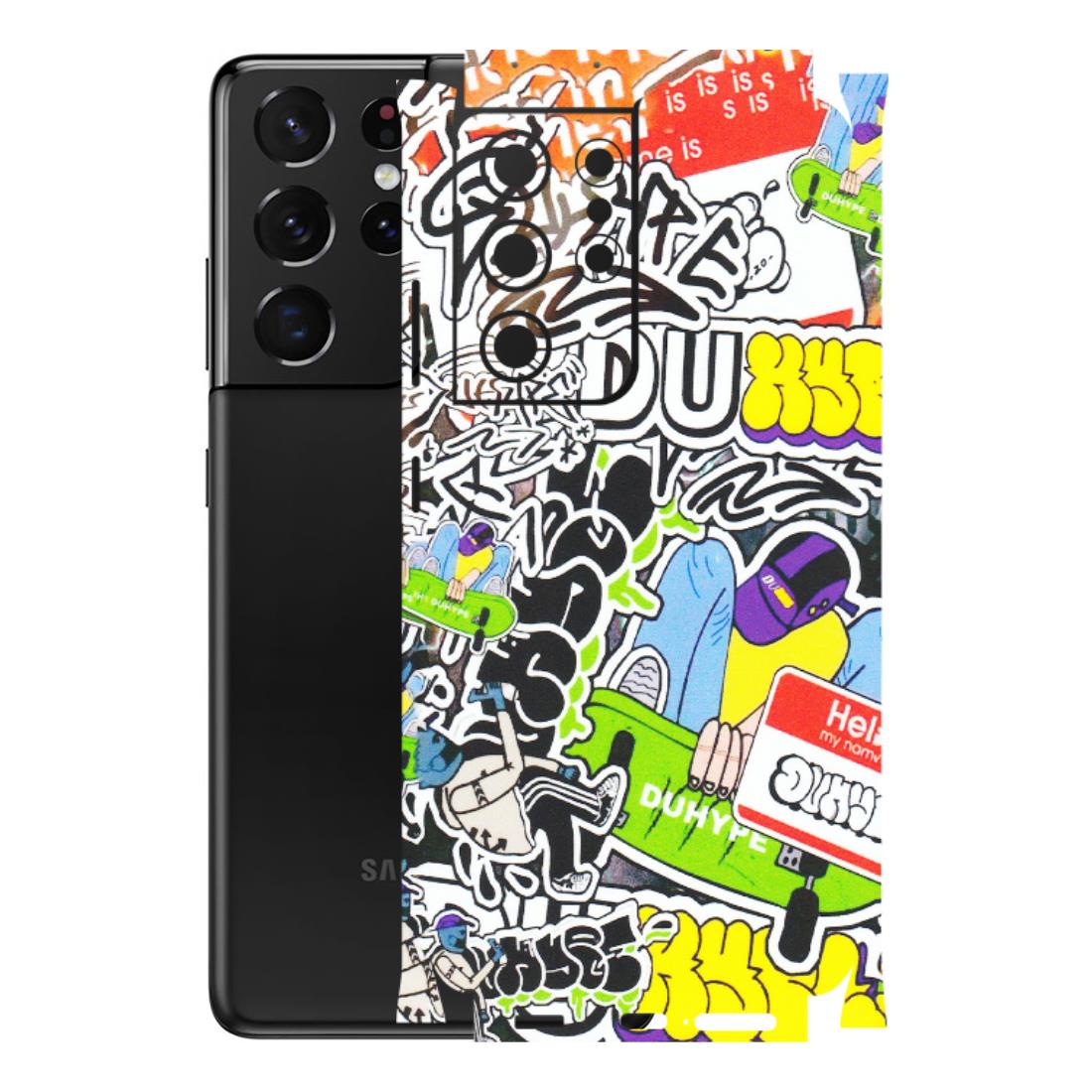 Samsung A/S Series Phone Skins (All Models) - Dope Graffiti - Matte Finish (M-61) Samsung Galaxy S21 Ultra 5G