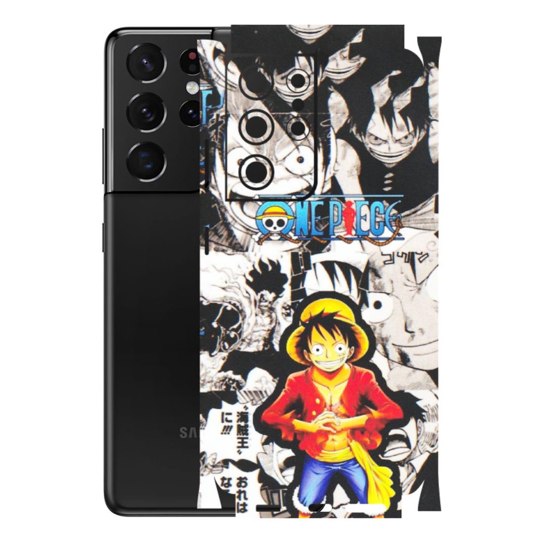 Samsung A/S Series Phone Skins (All Models) - One Piece B&W - Matte Finish (M-63) Samsung Galaxy S21 Ultra 5G