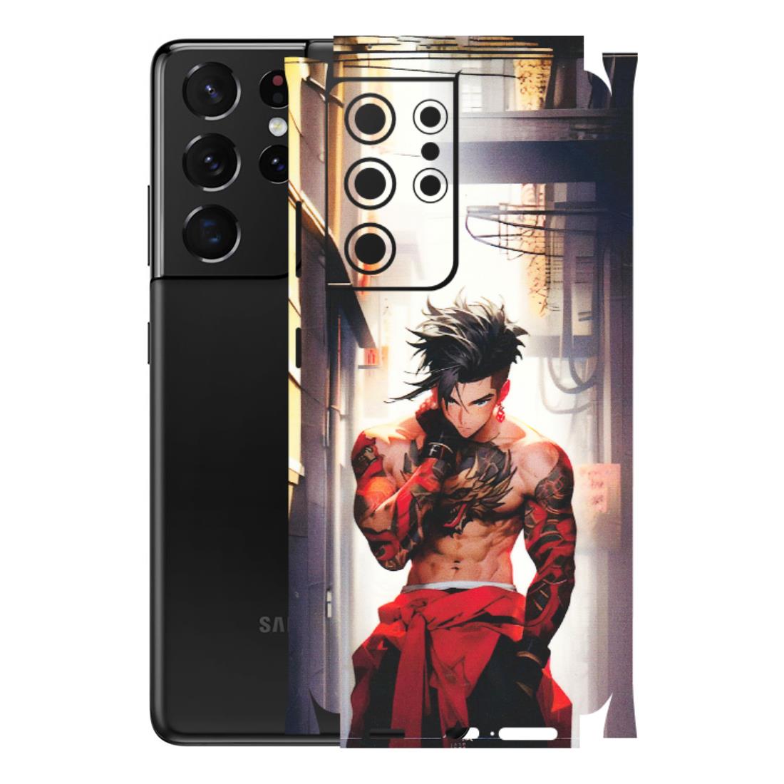 Samsung A/S Series Phone Skins (All Models) - In the streets of Japan - Matte Finish (M-77) Samsung Galaxy S21 Ultra 5G