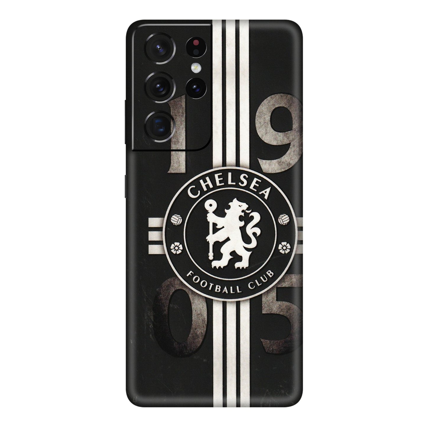 Samsung A/S Series Phone Skins (All Models) - Chelsea Fan Club - 3D Embossed Finish (L-36) Samsung Galaxy S21 Ultra 5G