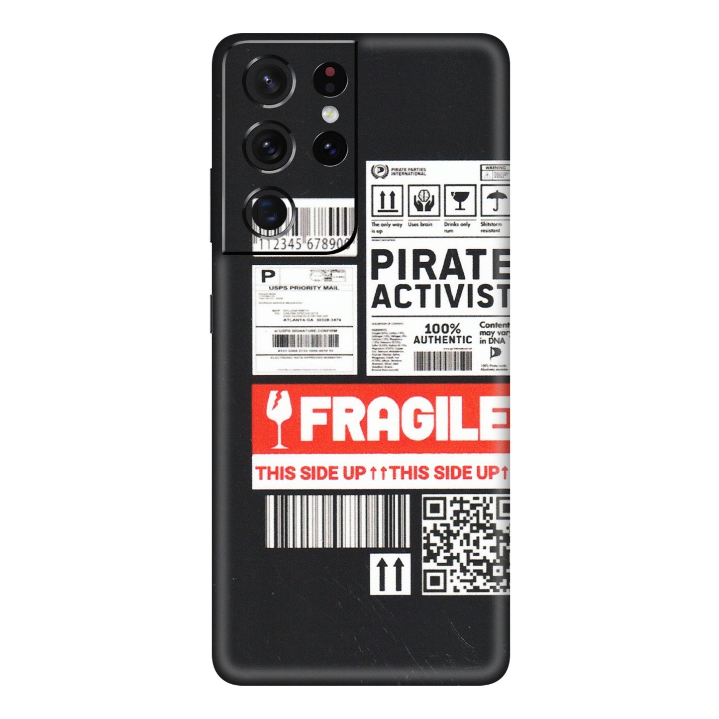 Samsung A/S Series Phone Skins (All Models) - Handle With Care - Matte Finish (M-99) Samsung Galaxy S21 Ultra 5G