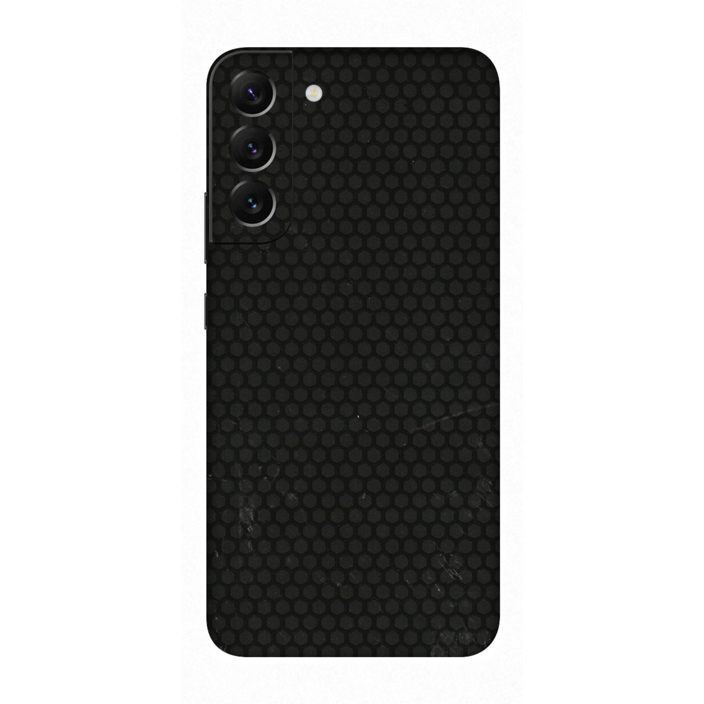 Samsung A/S Series Phone Skins (All Models) - Black honeycomb - 3D Embossed Finish (L-114) Samsung Galaxy S22