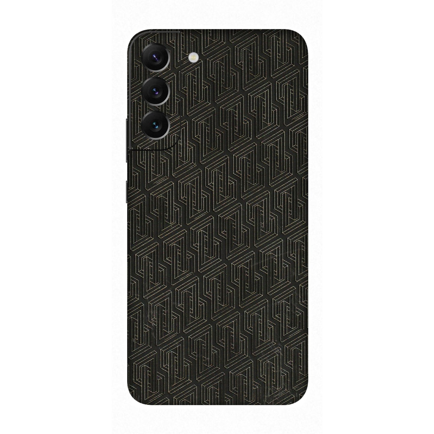 Samsung A/S Series Phone Skins (All Models) - Black Abstract Pattern - 3D Embossed Finish (L-117) Samsung Galaxy S22