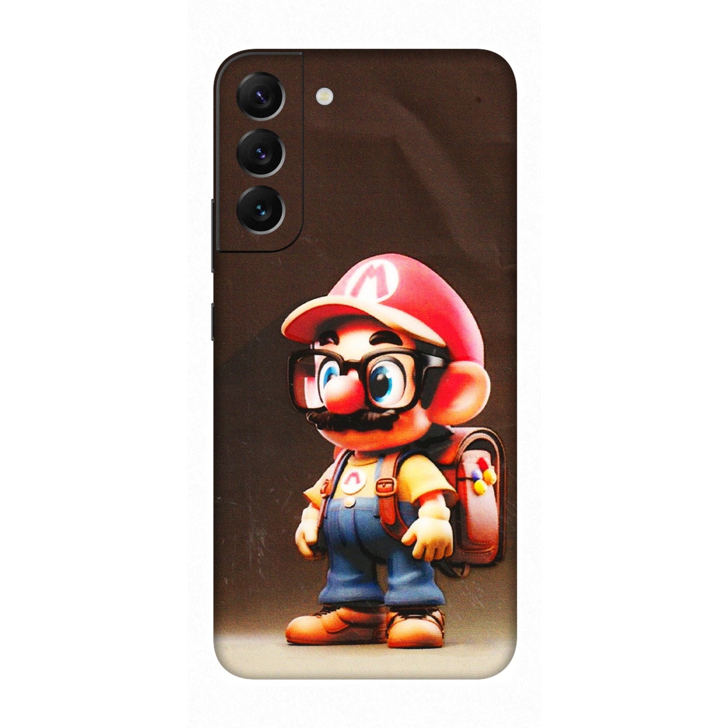 Samsung A/S Series Phone Skins (All Models) - Little Mario - 3D Embossed Finish (L-119) Samsung Galaxy S22