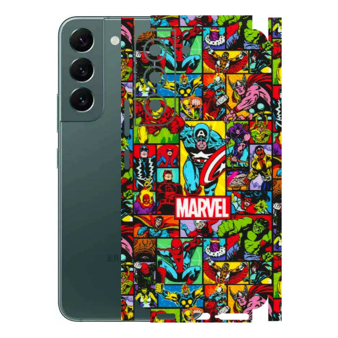 Samsung A/S Series Phone Skins (All Models) - MARVELOUS Comic Characters - 3D Embossed Finish (L-129) Samsung Galaxy S22