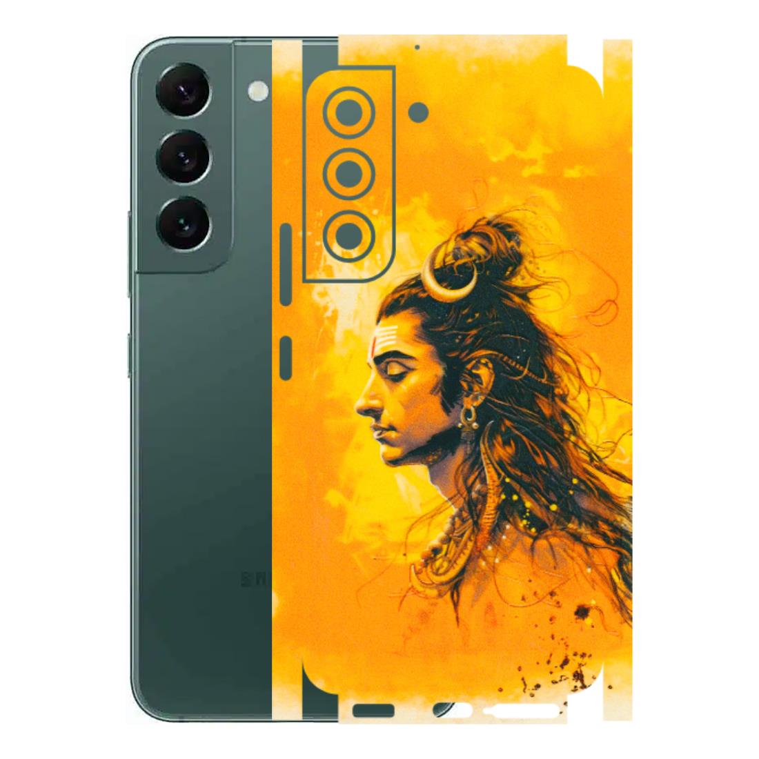 Samsung A/S Series Phone Skins (All Models) - Shiv Shakti - 3D Embossed Finish (L-14) Samsung Galaxy S22
