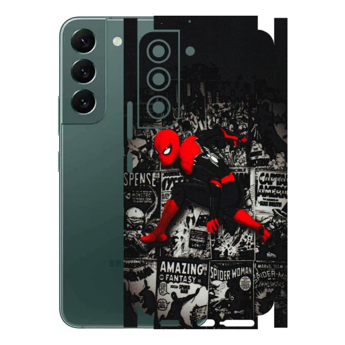 Samsung A/S Series Phone Skins (All Models) - SpiderMan New - 3D Embossed Finish (L-162) Samsung Galaxy S22