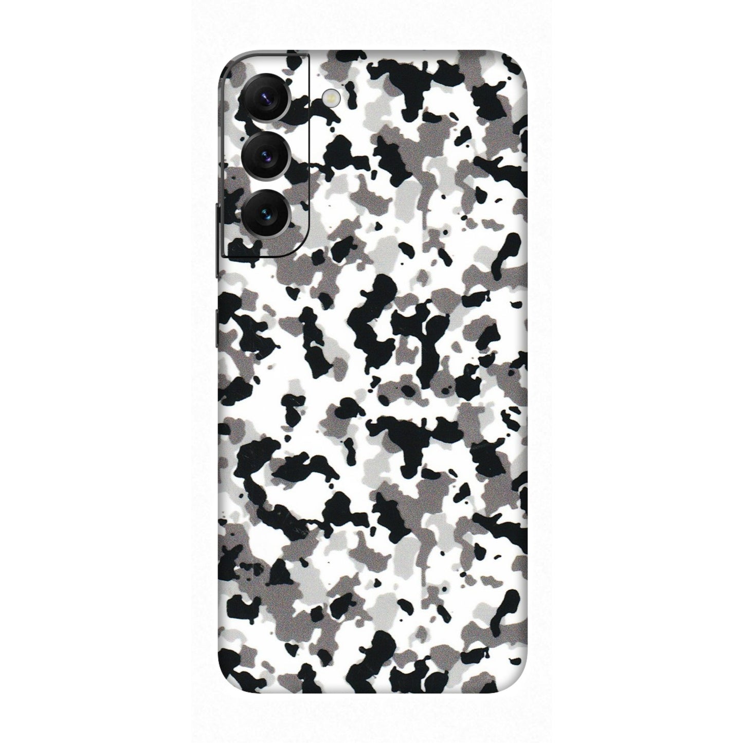 Samsung A/S Series Phone Skins (All Models) - White Black Camouflage - 3D Embossed Finish (L-18) Samsung Galaxy S22