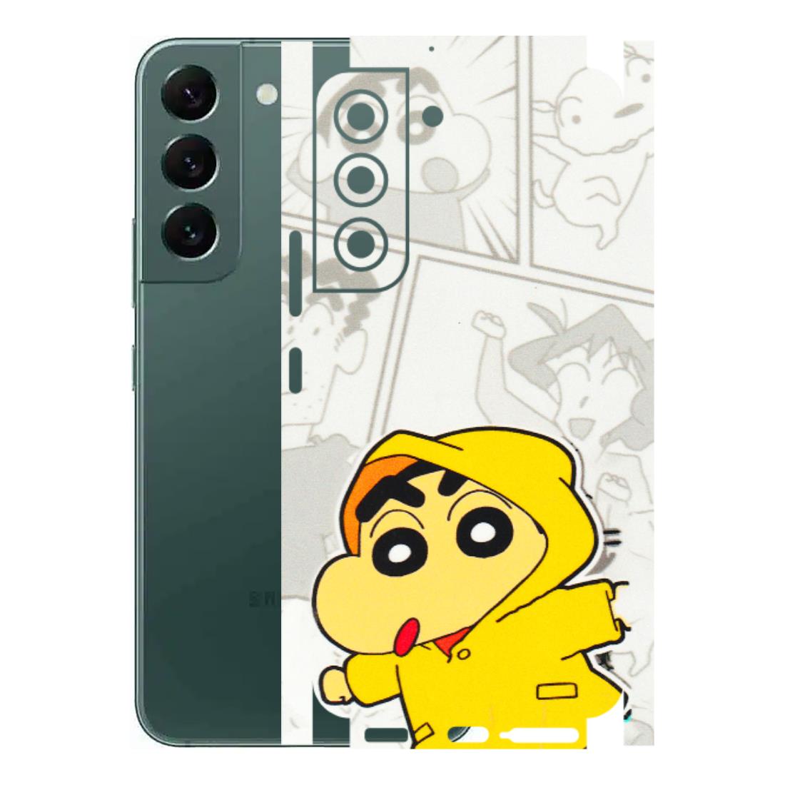 Samsung A/S Series Phone Skins (All Models) - Yellow Shinchan Comic - 3D Embossed Finish (L-246) Samsung Galaxy S22