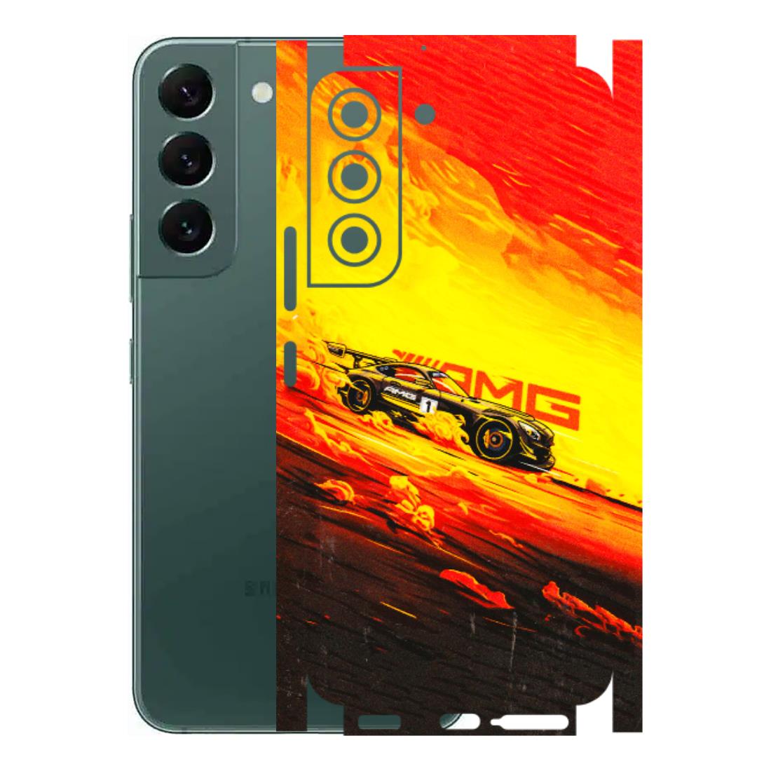 Samsung A/S Series Phone Skins (All Models) - AMG Car Speed Cover - 3D Embossed Finish (L-256) Samsung Galaxy S22