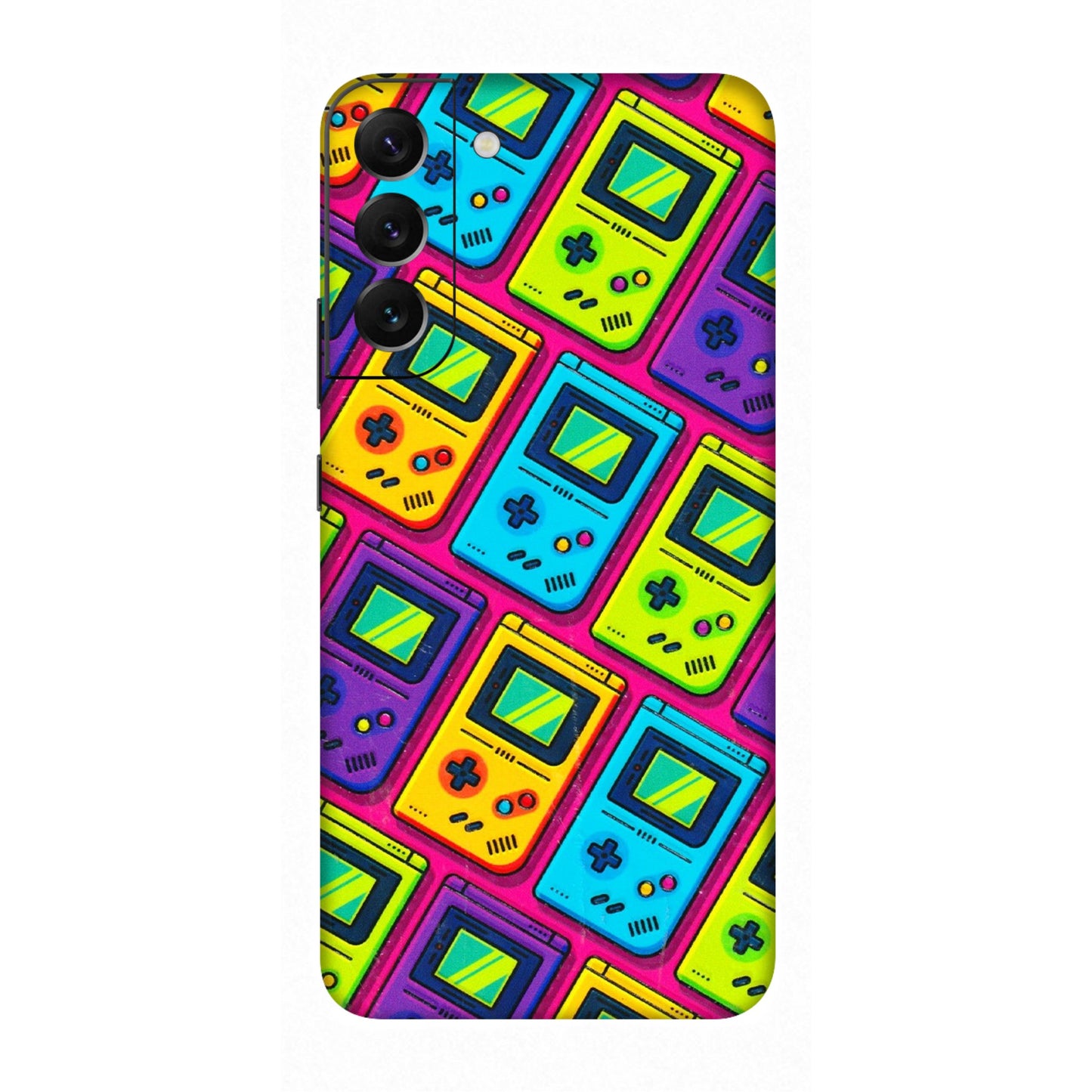 Samsung A/S Series Phone Skins (All Models) - Gameboy Colourful - 3D Embossed Finish (L-266) Samsung Galaxy S22