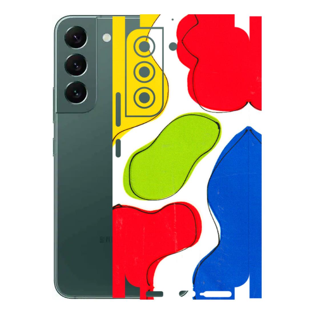 Samsung A/S Series Phone Skins (All Models) - RGB Colour Paint - 3D Embossed Finish (L-284) Samsung Galaxy S22